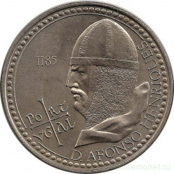 Монета. Португалия. 100 эскудо 1985 год. Король Афонсу Энрикес.