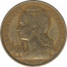 Монета. Французские Афар и Исса. 20 франков 1968 год. ав.