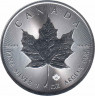 Монета. Канада. 5 долларов 2021 год. Кленовый лист. ав.