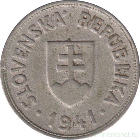Монета. Словакия. 50 геллеров 1941 год.