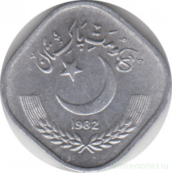 Монета. Пакистан. 5 пайс 1982 год. 