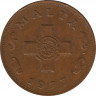 Монета. Мальта. 1 цент 1977 год. ав.
