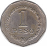 Монета. Колумбия. 1 песо 1967 год. рев.