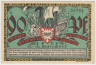 Бона. Нотгельд. Германия. Город Киль. 90 пфеннигов 1921 год. Вариант 696.2.а.3.1. ав.
