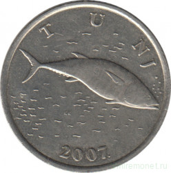 Монета. Хорватия. 2 куны 2007 год.