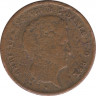 Монета. Дания. 1 ригсбанкскиллинг 1842 год. FF. рев.