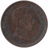 Монета. Испания. 2 сентимо 1905 год. 