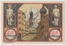 Бона. Нотгельд. Германия. Город Розенхайм. 25 пфеннигов 1921 год. Вариант 1134.1.3.2. рев.