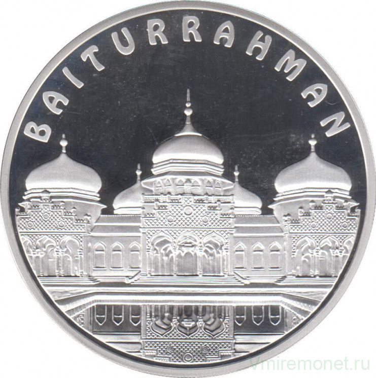 Монета. Казахстан. 100 тенге 2006 год. Знаменитые мечети мира. Мечеть Байтуррахман Рая.