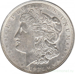Монета. США. 1 доллар 1921 год.