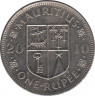 Монета. Маврикий. 1 рупия 2010 год. ав.