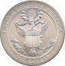 Реверс. Монета. США. 1 доллар 2008 год. Белоголовый орлан.