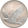 Аверс. Монета. США. 1 доллар 2008 год. Белоголовый орлан.