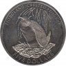 Монета. Новая Зеландия. 5 долларов 2005 год. Хохлатый пингвин. ав.