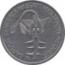 Монета. Западноафриканский экономический и валютный союз (ВСЕАО). 100 франков 2012 год. рев.
