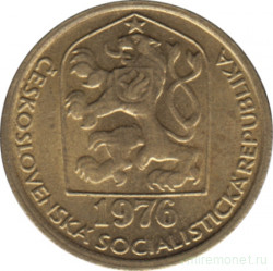 Монета. Чехословакия. 20 геллеров 1976 год.