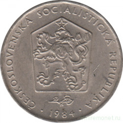 Монета. Чехословакия. 2 кроны 1984 год.