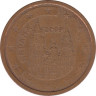 Монета. Испания. 2 цента 2009 год. ав.