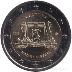 Монета. Литва. 2 евро 2025 год. Литовские этнографические регионы. Малая Литва.