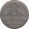 Монета. ФРГ. 1 марка 1967 год. Монетный двор - Штутгарт (F). ав.