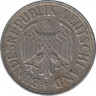 Монета. ФРГ. 1 марка 1967 год. Монетный двор - Штутгарт (F). рев.