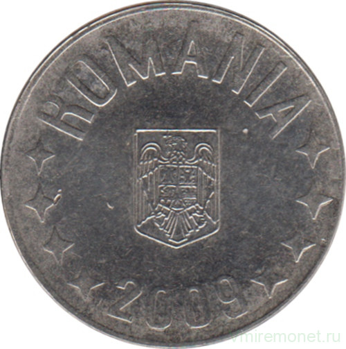 Монета. Румыния. 10 бань 2009 год.