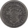 Монета. Канада. 1 доллар 1971 год. 100 лет присоединения Британской Колумбии. ав.