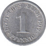 Монета. Германия (Германская империя 1871-1922). 1 пфенниг 1917 год. (G). ав.