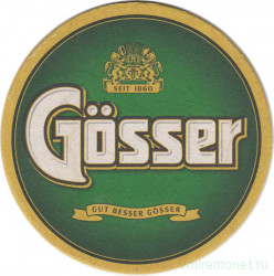 Подставка. Пиво  "Gosser".