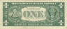 Банкнота. США. 1 доллар 1963 год. Серия E. Тип 443c.