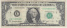 Банкнота. США. 1 доллар 1963 год. Серия E. Тип 443c.