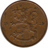 Монета. Финляндия. 5 пенни 1929 год. ав