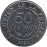 Монета. Боливия. 50 сентаво 2006 год. ав.