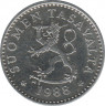 Аверс. Монета. Финляндия. 10 пенни 1988 год.