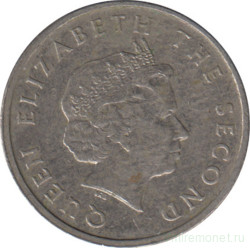 Монета. Восточные Карибские государства. 10 центов 2007 год.