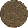 Монета. Финляндия. 50 пенни 1977 год. ав.