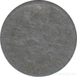 Монета. Богемия и Моравия. 10 геллеров 1940 год.