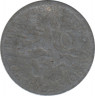 Монета. Богемия и Моравия. 10 геллеров 1940 год. ав.