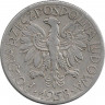 Реверс.Монета. Польша. 5 злотых 1958 год.