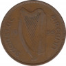 Монета. Ирландия. 1 пенни 1935 год. ав.