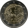 Монета. Люксембург. 2 евро 2024 год. 175 лет со дня смерти Великого Герцога Люксембурга Виллема II.