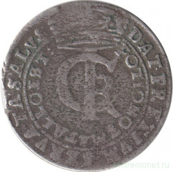 Монета. Польша. Тымф (30 грошей, гульден) 1664 год. Ян Казимир Ваза II. (АТ).