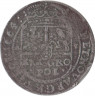 Монета. Польша. Тымф (30 грошей, гульден) 1664 год. Ян Казимир Ваза II. (АТ). рев.