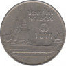 Монета. Тайланд. 1 бат 2002 (2545) год. ав.