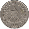 Монета. Гватемала. 5 сентаво 1986 год. ав.