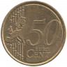 Монета. Кипр. 50 центов 2008 год.