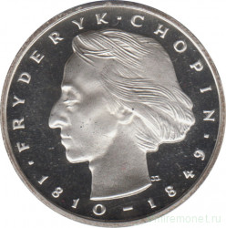 Монета. Польша. 50 злотых 1972 год. Фредерик Шопен.