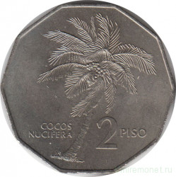 Монета. Филиппины. 2 песо 1983 год.