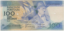 Банкнота. Португалия. 100 эскудо 1988 год. Тип 179e (5).