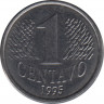 Монета. Бразилия. 1 сентаво 1995 год. ав.